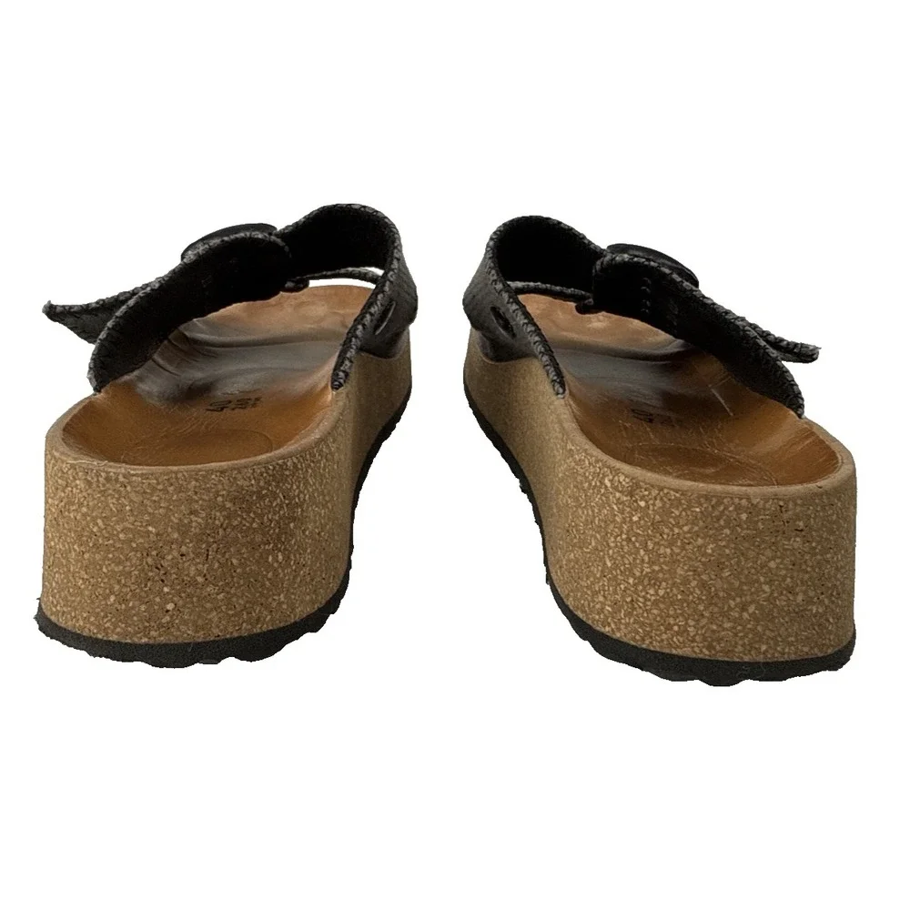 Papillio Birkenstock Arizona Women 40 US 9-9.5 Taupe Platform Sandals Portugal